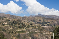 Cordilleras blancas as seen from Collon
