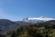 Cordilleras blancas as seen from Lucma