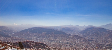 The sprawling city of La Paz