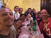 Out for dinner in Cartago