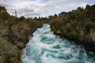 Haka Falls downstream