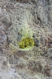 Sulphur cave at Wai-O-Tapu Thermal Wonderland