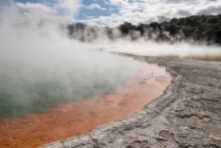 Volcanic pool at Wai-O-Tapu Thermal Wonderland