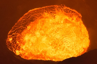 Lava close up at Marum